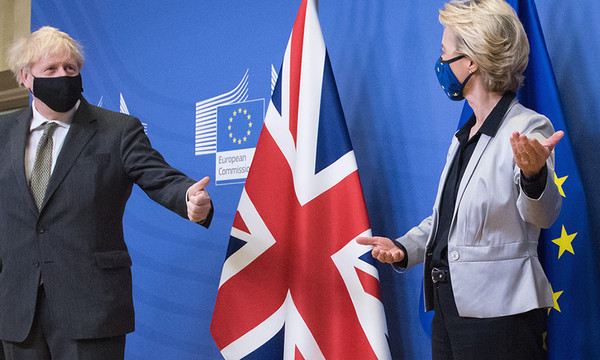Boris Johnson and Ursula von der Leyen - copyright European Union, 2020 (Photographer: Etienne Ansotte) Source: EC - Audiovisual Service	
