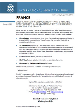 FMI art IV France 2021