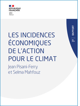 Les incidences économiques de l’action pour le climat – France Stratégie, mai 2023