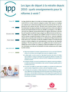 Note IPP - Réforme des retraites (décembre 2022)