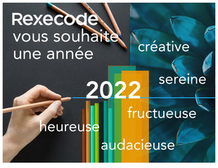 Rexecode Voeux 2022 (photo Neven Krcmarek, Unsplash, graphisme FBL)
