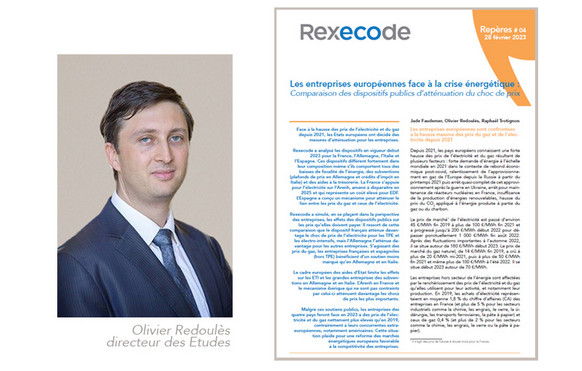 Olvier Redoulès, directeur des études de Rexecode