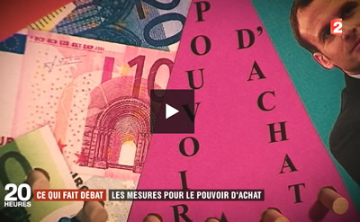 Présidentielle : Quelles mesures pour le pouvoir d'achat et quel financement ? - France2, JT 20h, 4 mai 2017