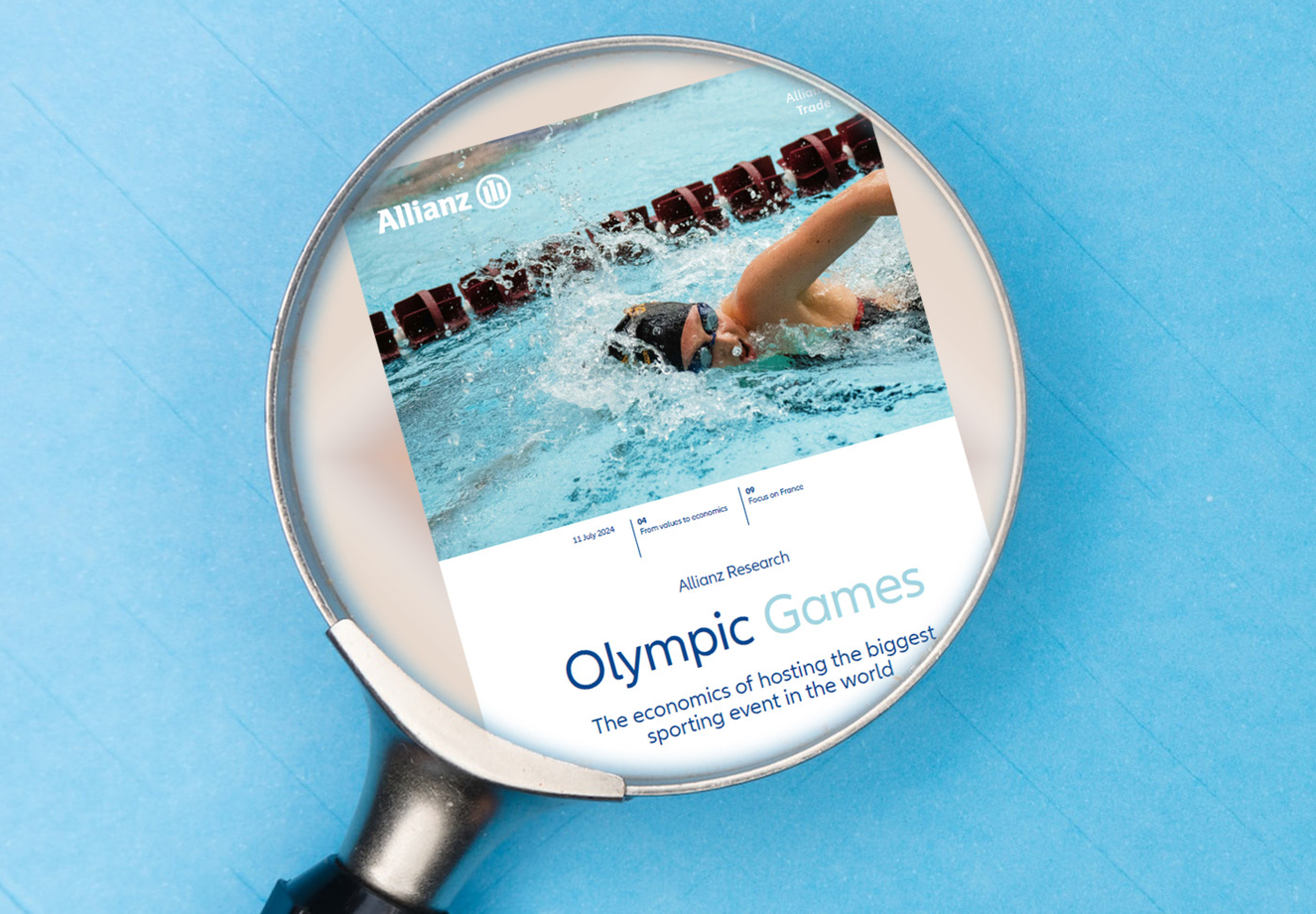 Olympic Games - The economics of hosting the biggest sporting event in the world Allianz Trade, 11 juillet 2024 (couverture)