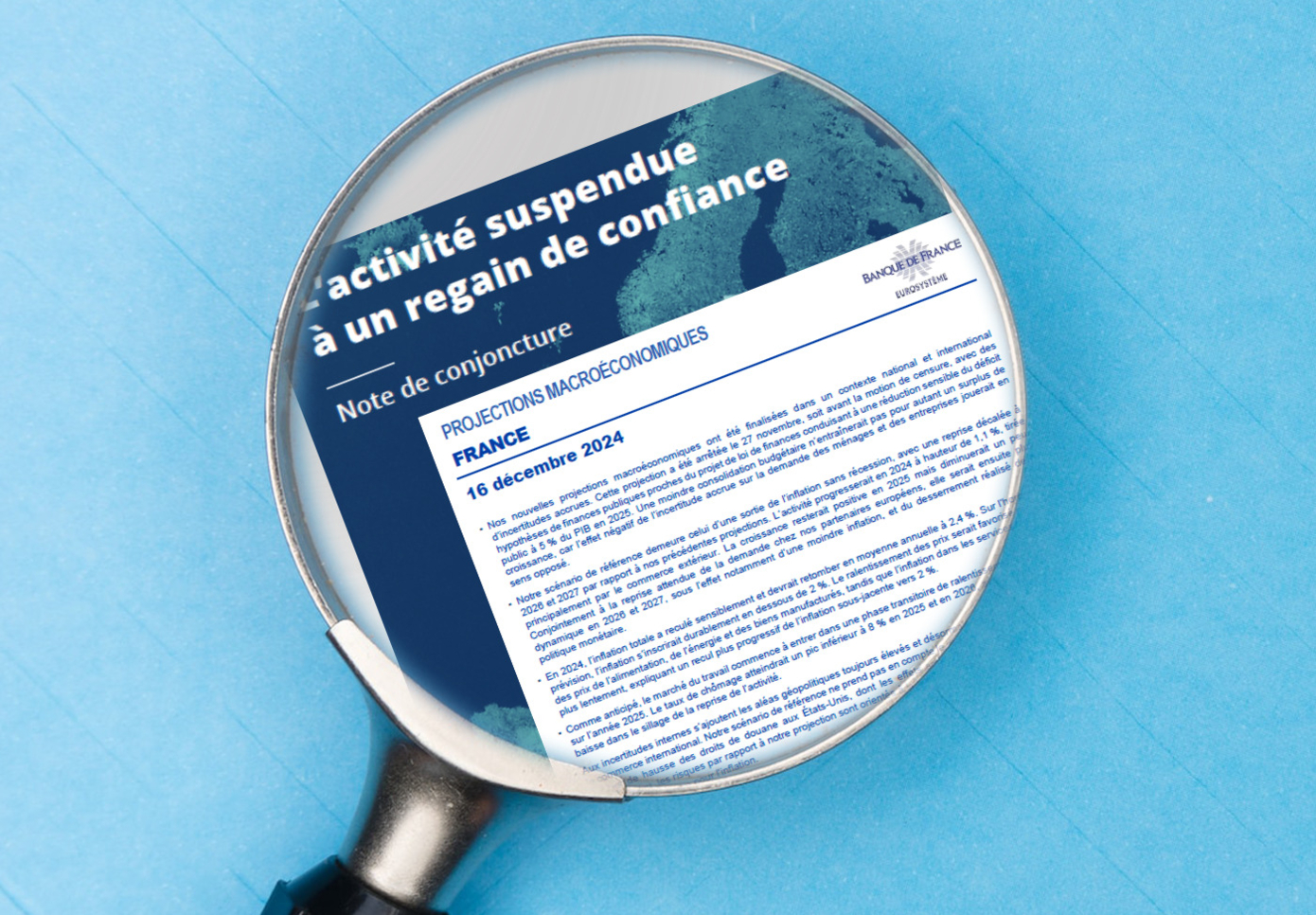 Note de conjoncture Insee, Projections de la Banque de France (Photo Markus Winker, Unsplash)