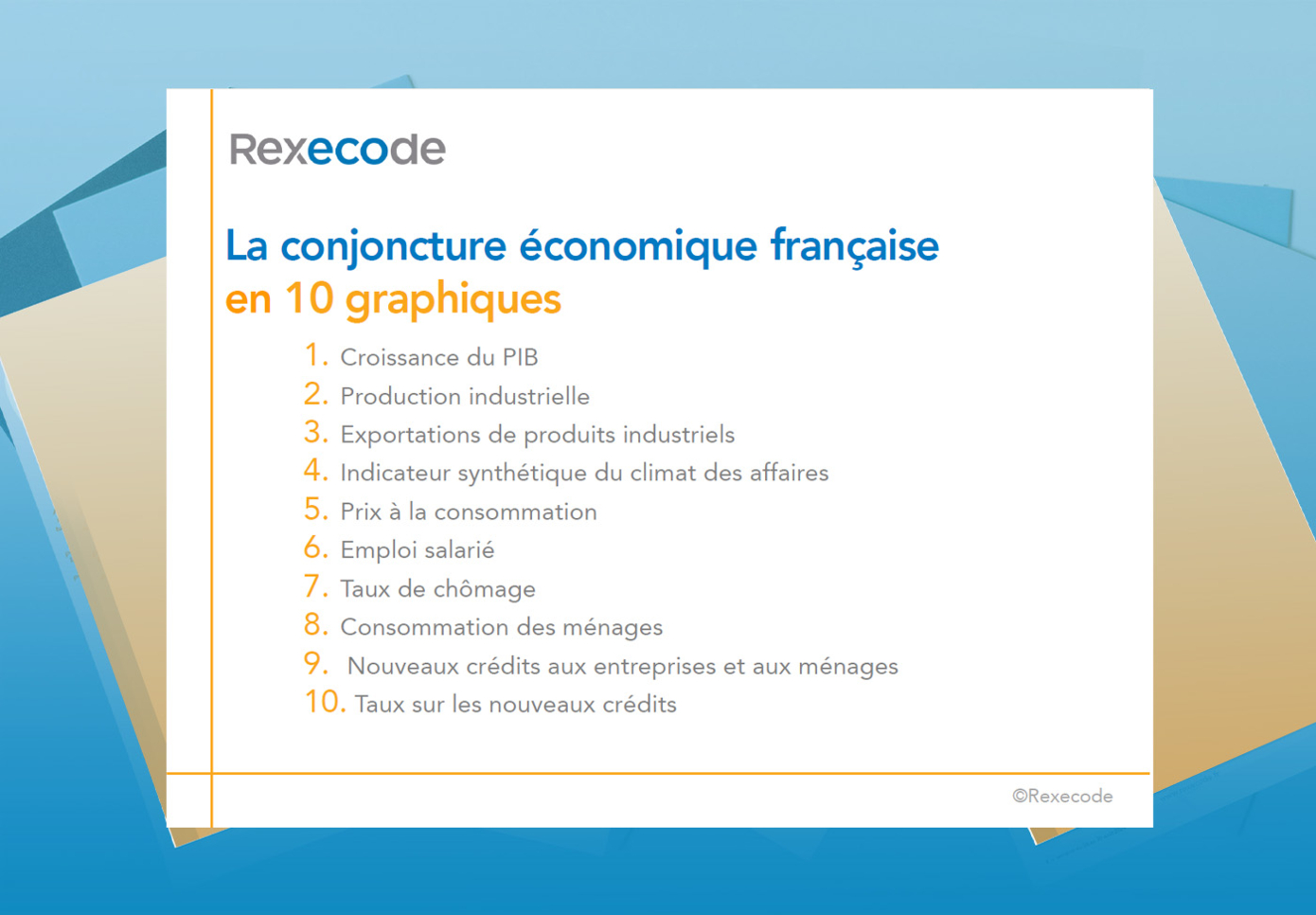 visuel produit 10 graphiques Rexecode