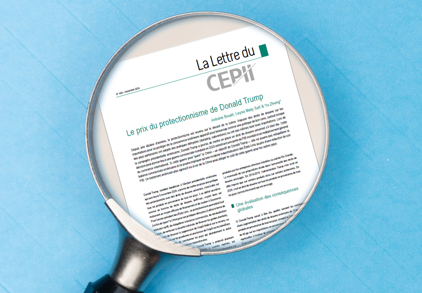 Lettre du CEPII, novembre 2024 (Photo Markus Winker, Unsplash)