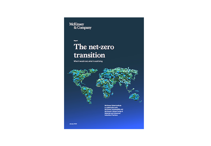The net-zero transition: What it would cost, what it could bring McKinsey & Company, janvier 2022