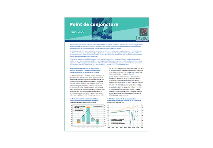 Insee Point de conjoncture Mai 2022