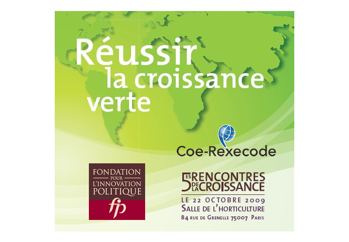 Rencontres de la croissance : "croissance verte"