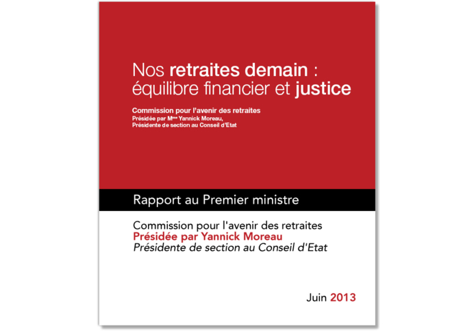 Couverture Rapport sur l'avenir des retraites - juin 2013