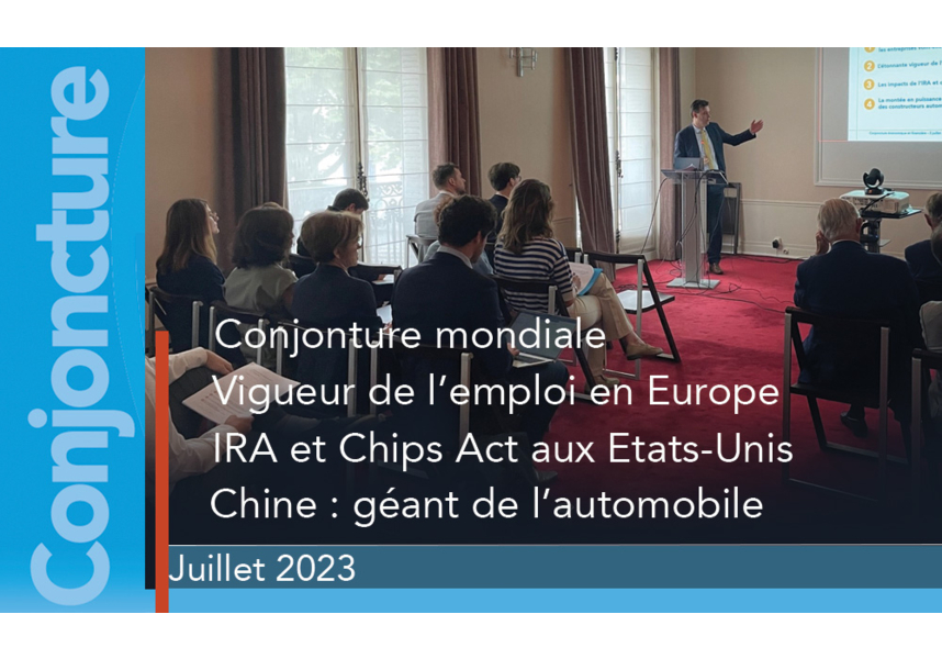 Rexecode, réunion de conjoncture économique et financière, juillet 2023 (photo Rexecode)
