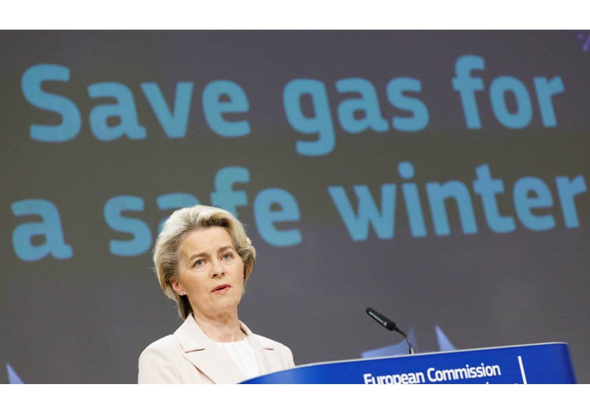 "Save Gas for a Safe Winter" (20/07/2022), Ursula von der Leyen (photo Lukasz Kobus,  EC - Audiovisual Service)