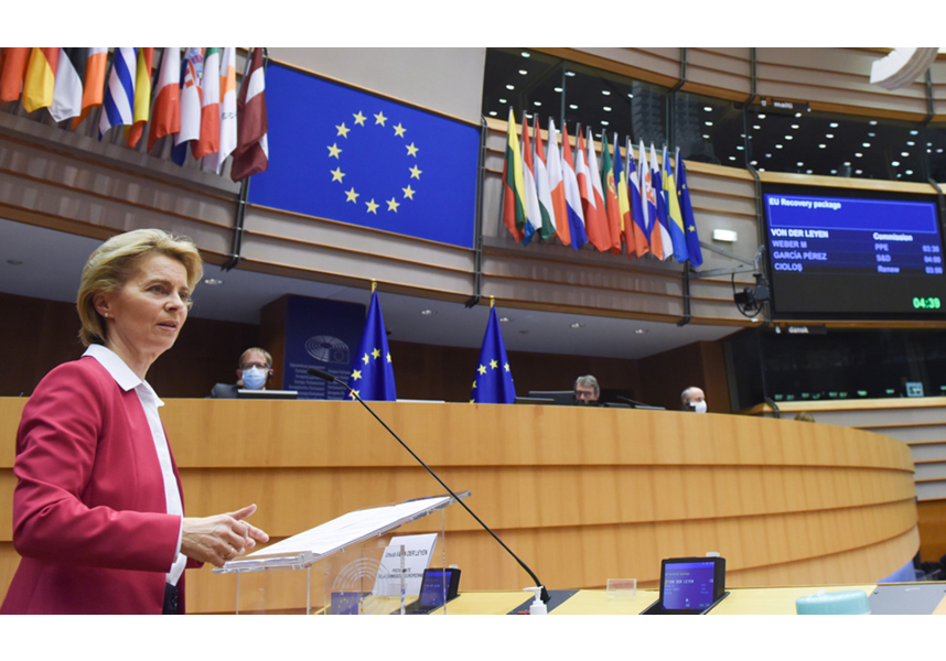 Ursula von der Leyen (27/05/2020), EC - Audiovisual Service, Photographer: Etienne Ansotte