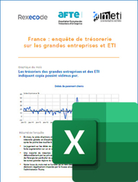 Enquête trésorerie AFTE Rexecode - Séries Excel