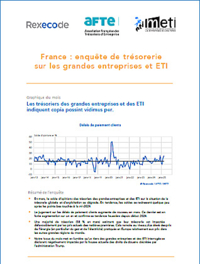 Enquête trésorerie AFTE Rexecode - couverture document